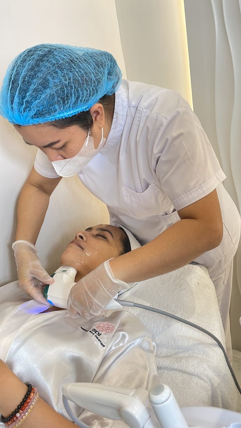 12D HIFU multi-depth ultrasound lifting treatment explained at SOI Clinic