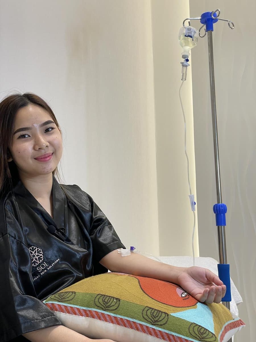 IV glutathione drip safety at a licensed clinic in the Philippines