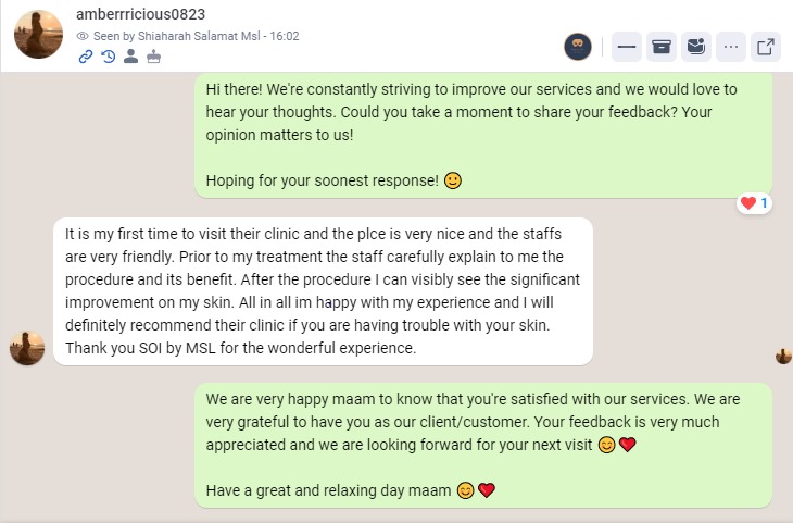 Amber — SOI Clinic Client, SOI Clinic client