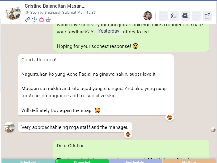 Christine — Anti-Acne Treatment, SOI Clinic client