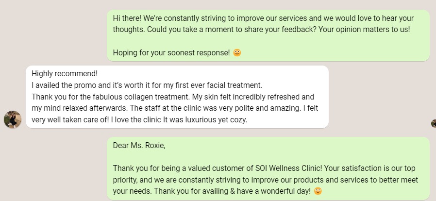 Roxie — Collagen Treatment, SOI Clinic client
